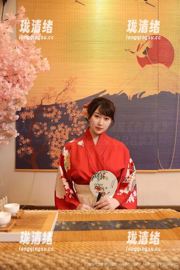 秀人网-蓝夏akasha 秀人网 - 蓝夏akasha的和服《作品集》——对着屏幕我也感觉自己在飘了